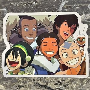 5/$10 Waterproof Vinyl Decorative Stickers: Avatar Airbender